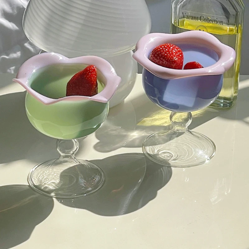 Wave Flower Glass