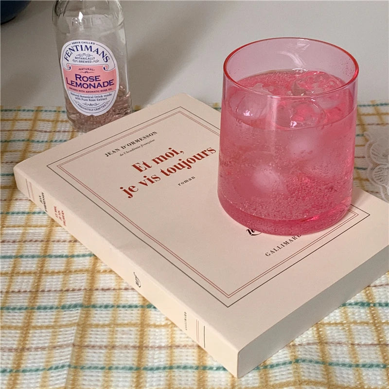 Pink Glass Tumbler