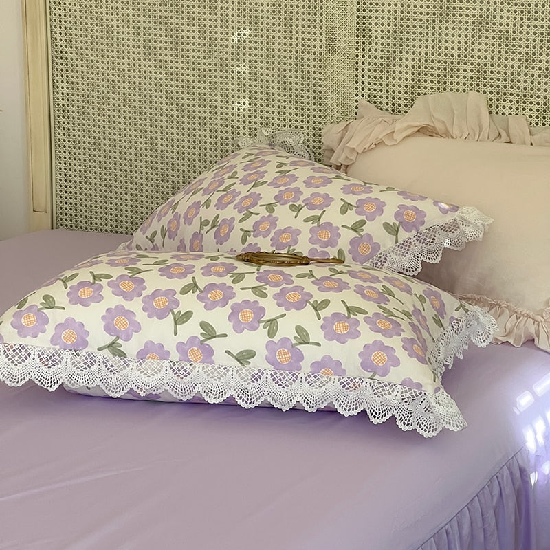 100% Cotton Vintage French Floral Sheet Set