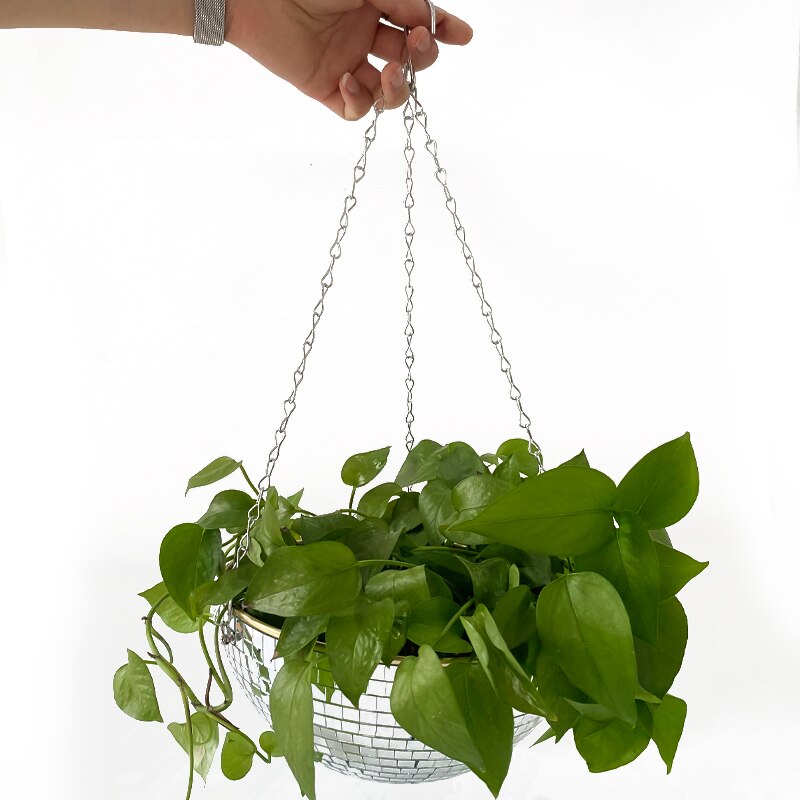Disco Ball Hanging Planter