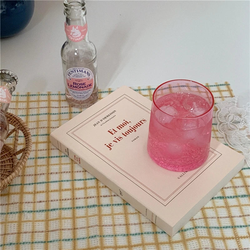 Pink Glass Tumbler