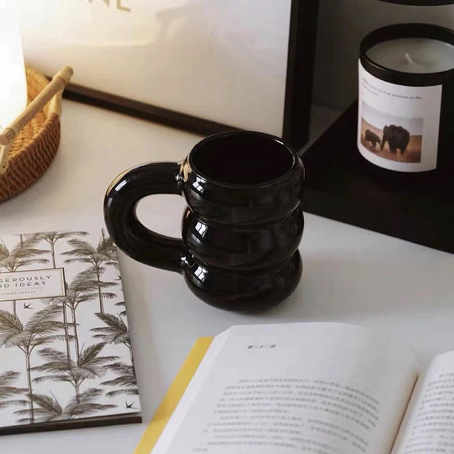 Big Handle Ceramic Mug