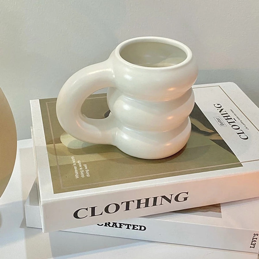 Big Handle Ceramic Mug