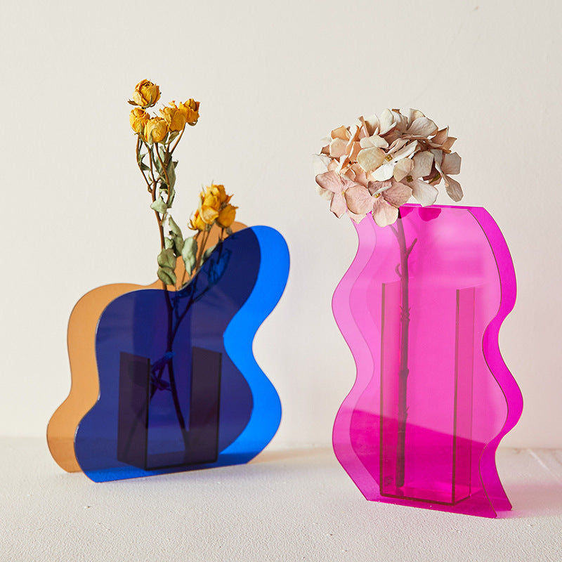 Colorful Acrylic Vase