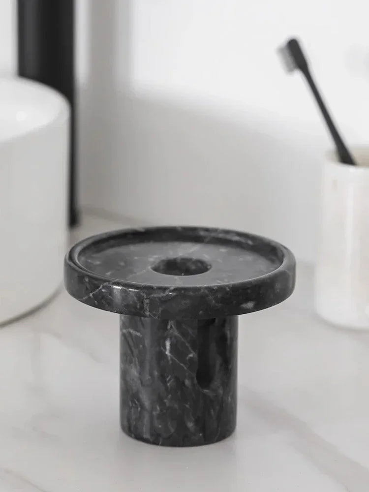 Natural Stone Marble Candle Holder