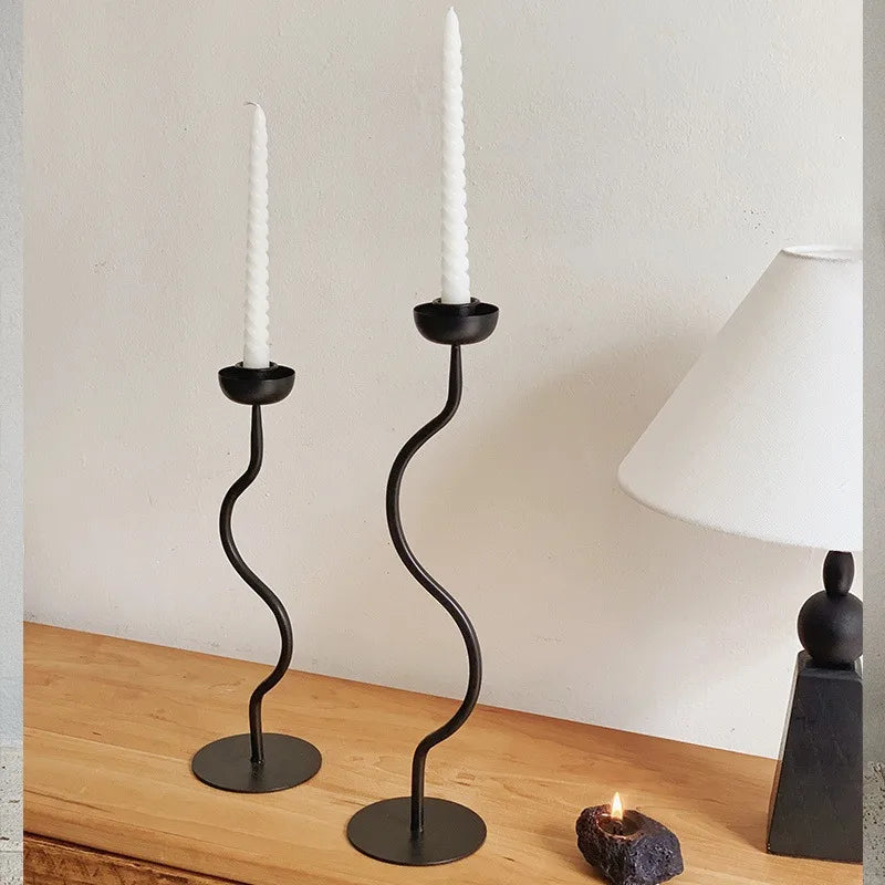 Retro Metal Candle Holder