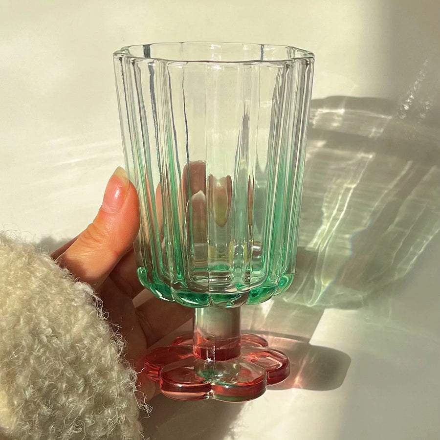 Flower Champagne Glass