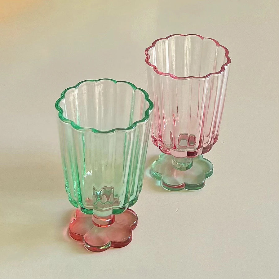 Flower Champagne Glass