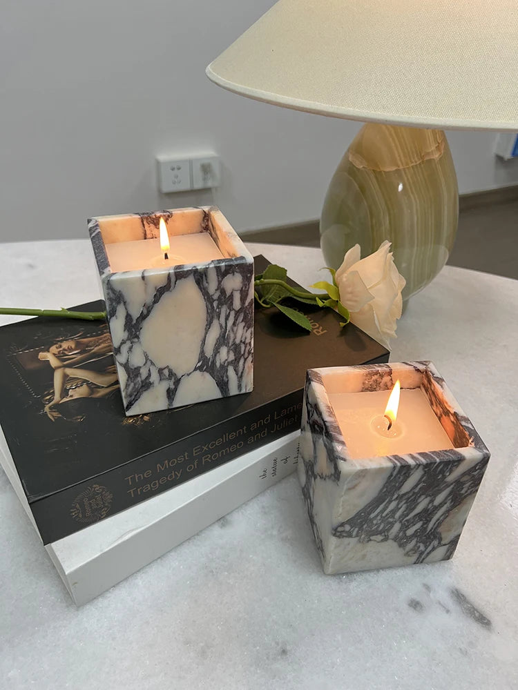 Natural Stone Candle