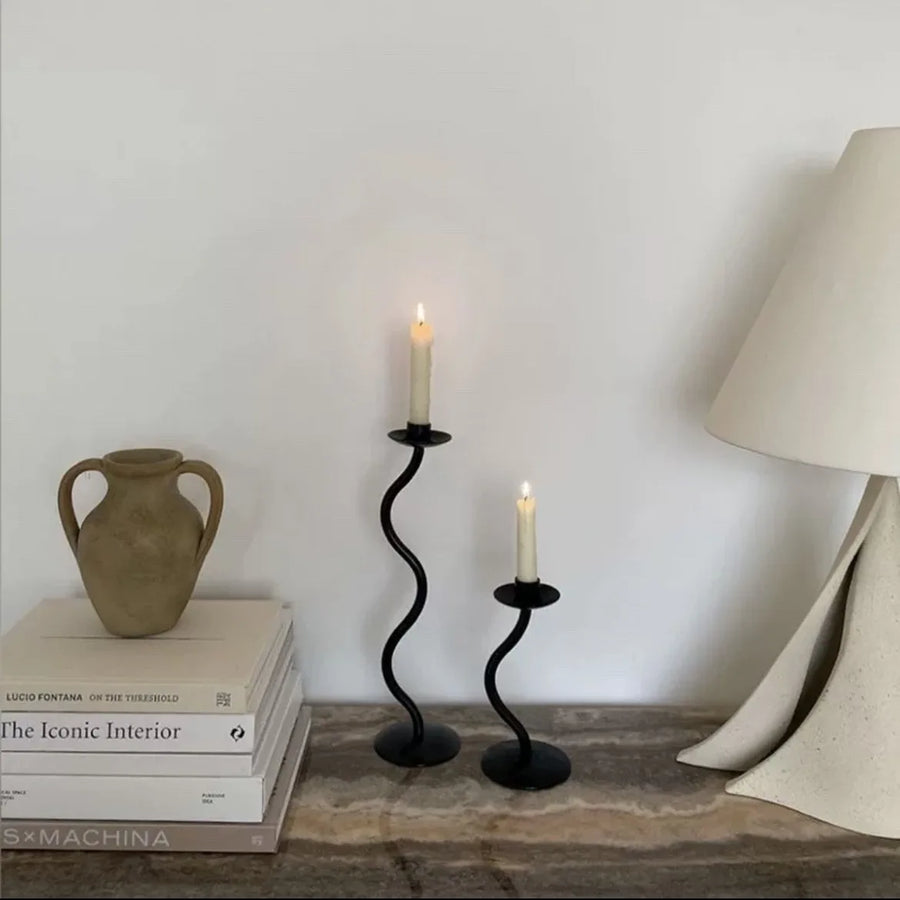 Retro Metal Candle Holder