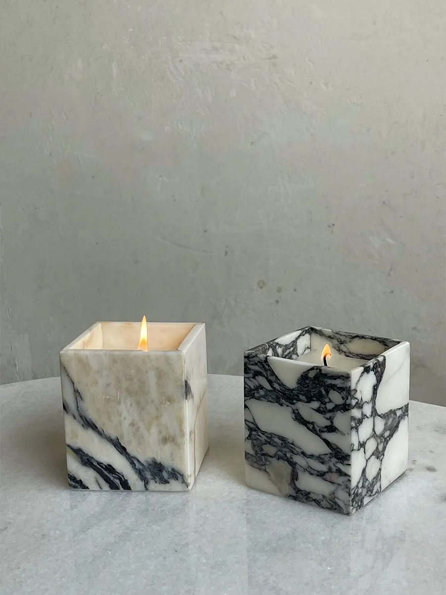 Natural Stone Candle