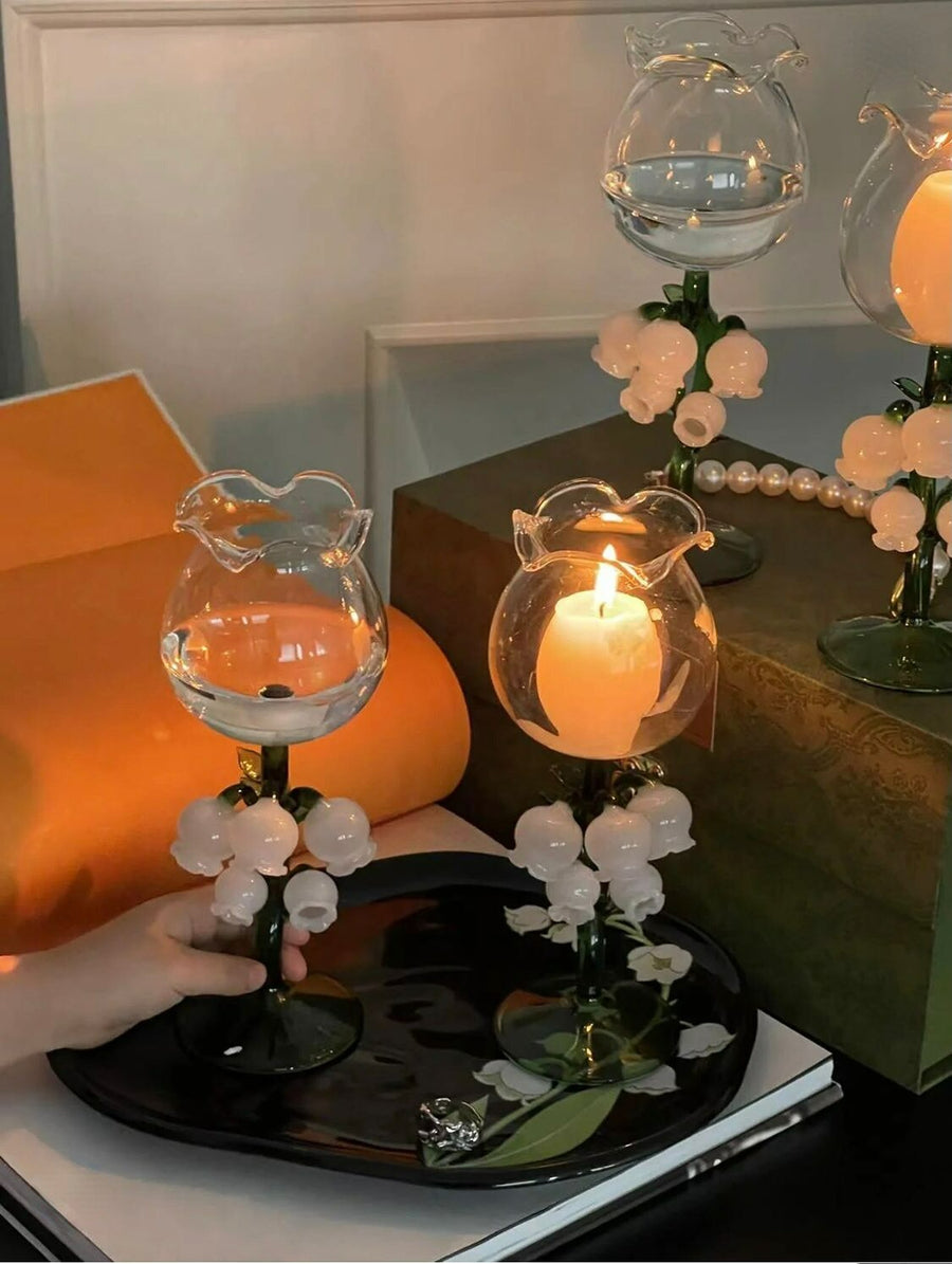 Bell Orchid Wine Glass
