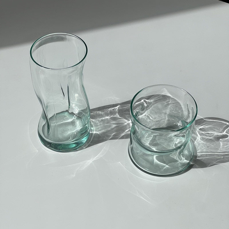 Wavy Glass Cup