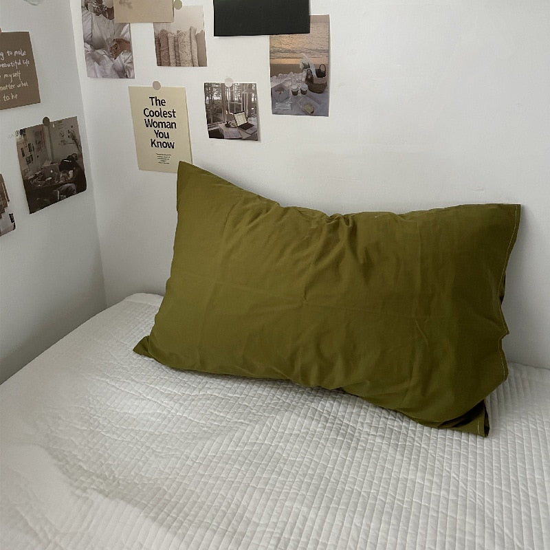 100% Cotton Striped Pillowcases 1pc