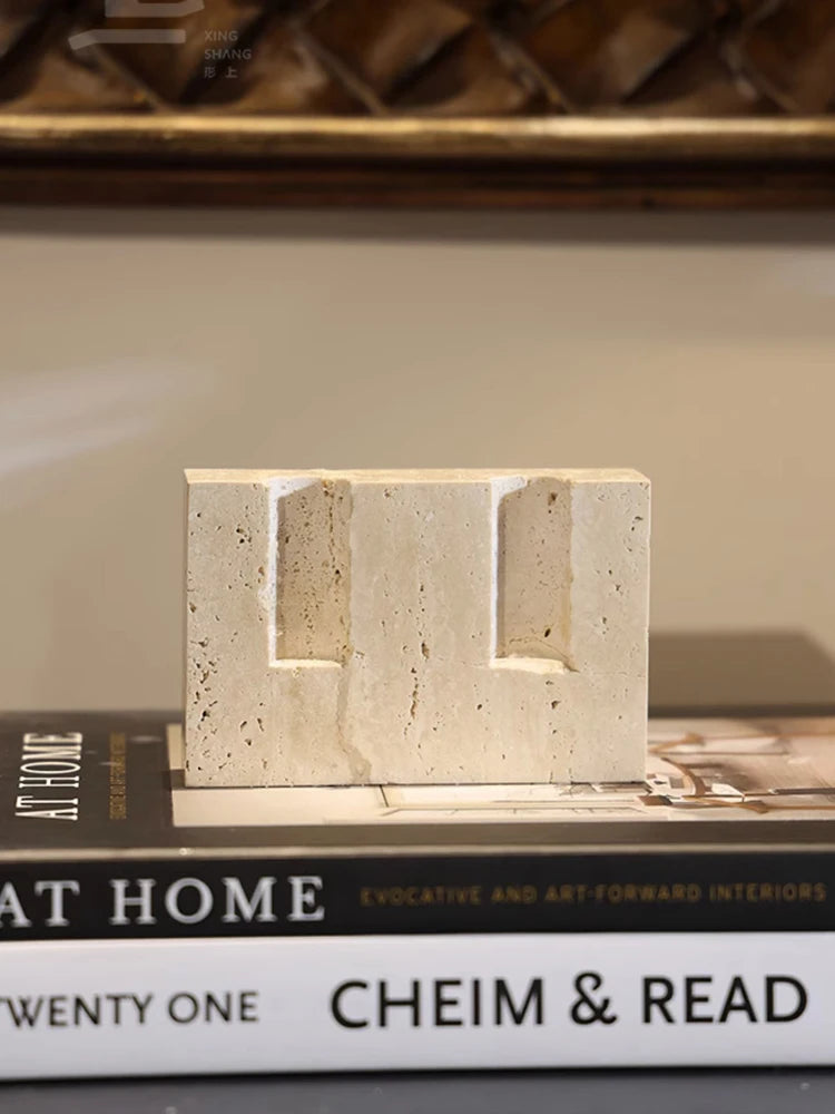 Marble Candlestick Holder