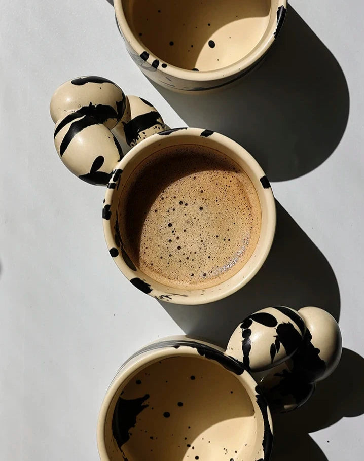Cream Ink Handmade Ceramic Mug
