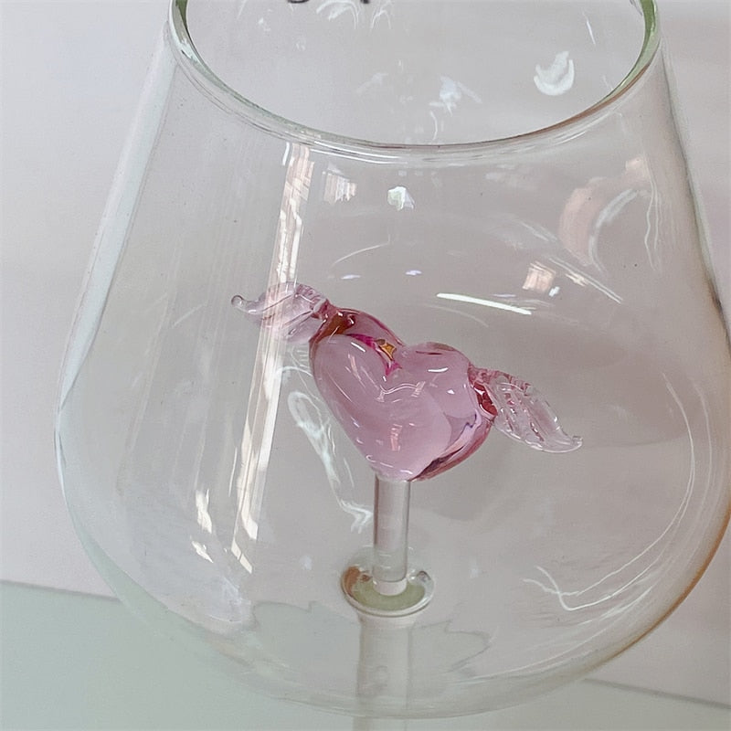 Heart Wine Glass