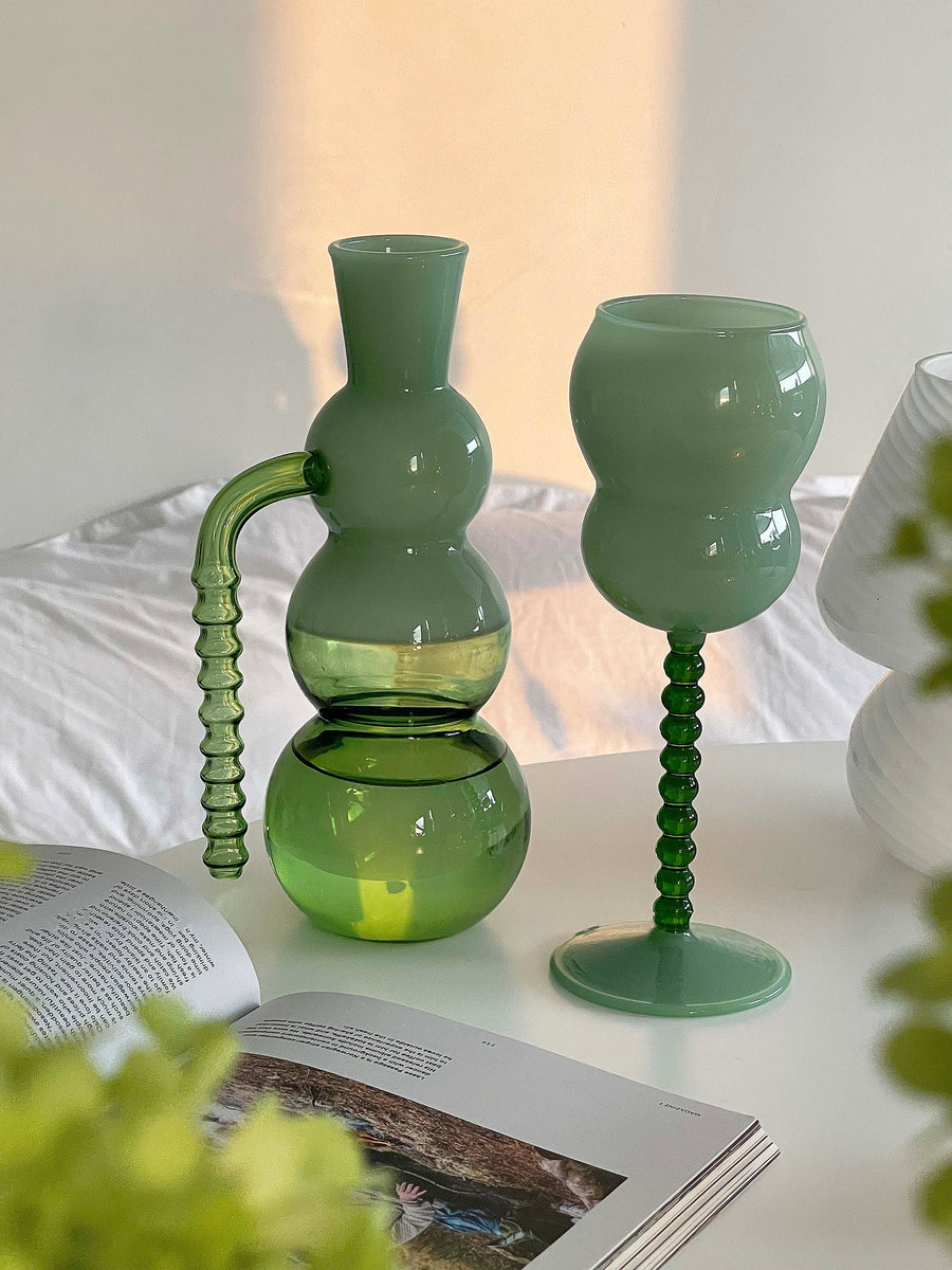 Spiral Decanter / Spiral Wine Glass