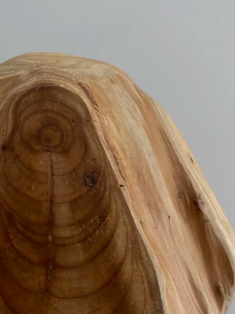Natural Wood Irregular Fruit Bowl