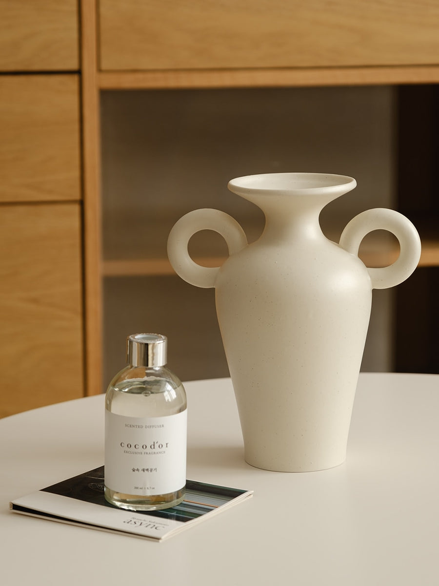 Two-Ear Ceramic Vase