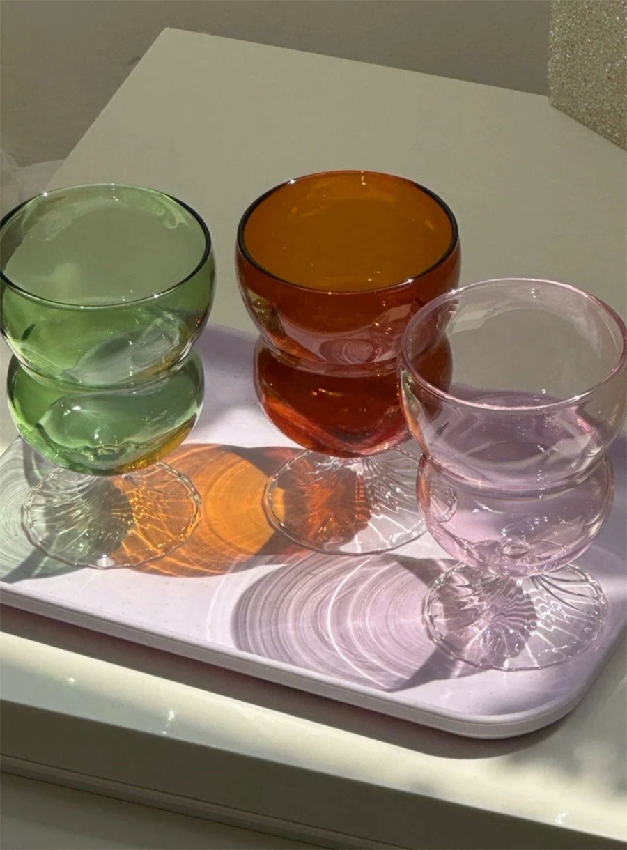 Cute Colored Juice Glass