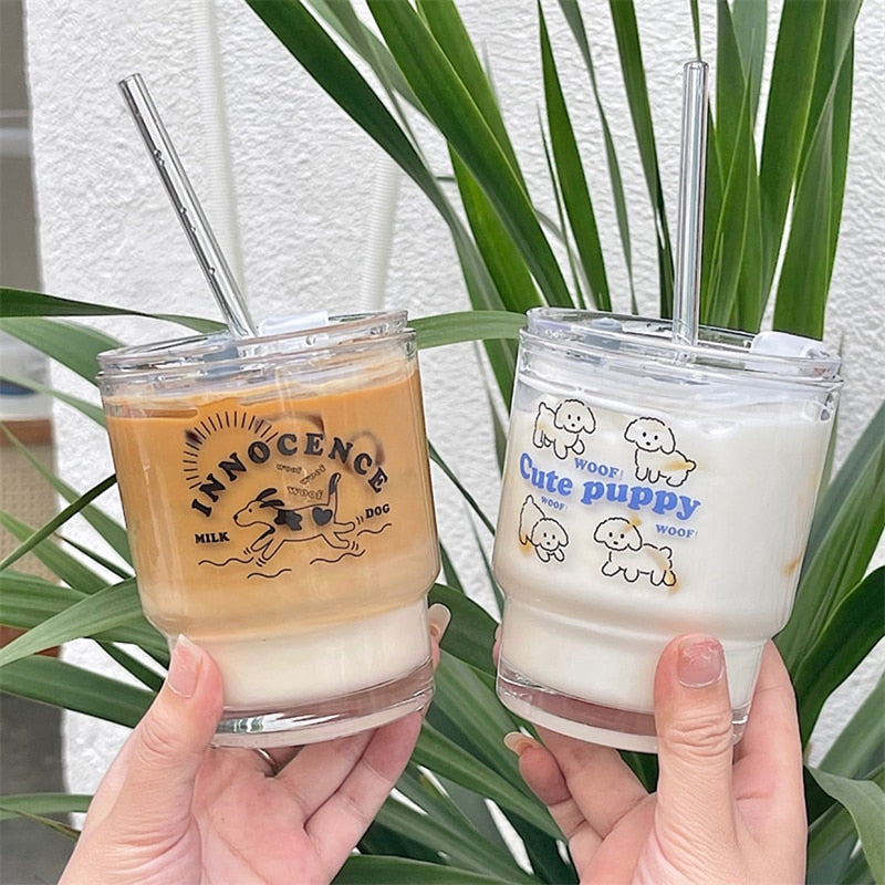Kawaii Glass To Go Cup