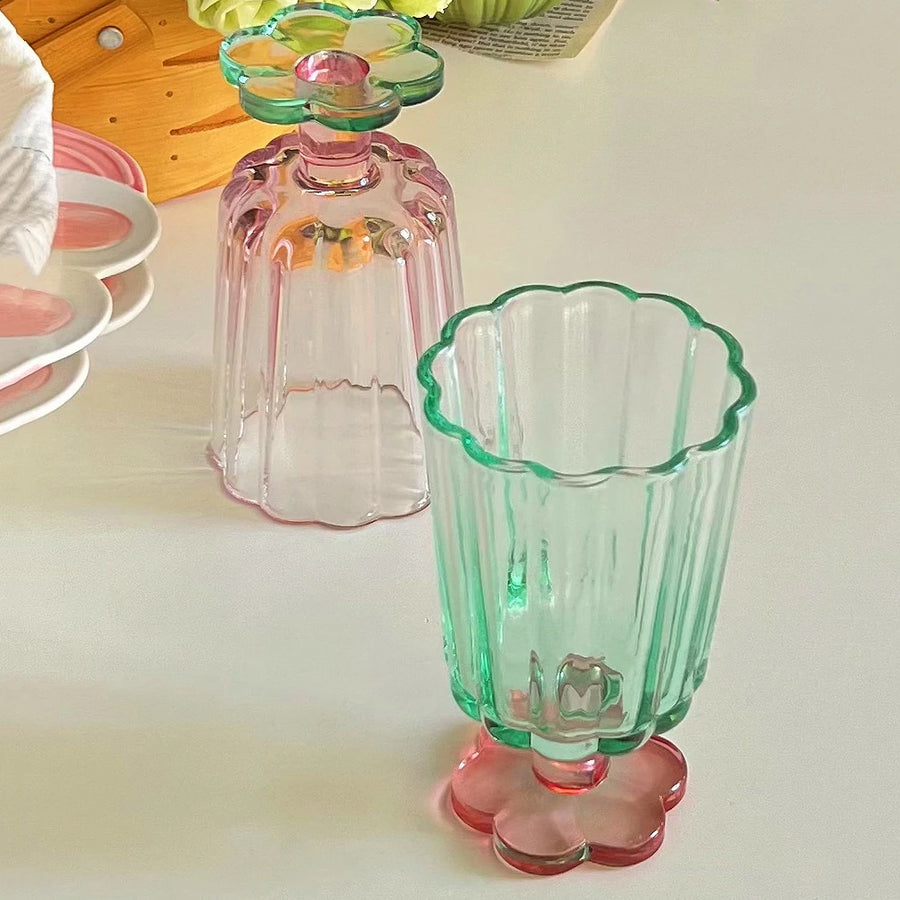 Flower Champagne Glass