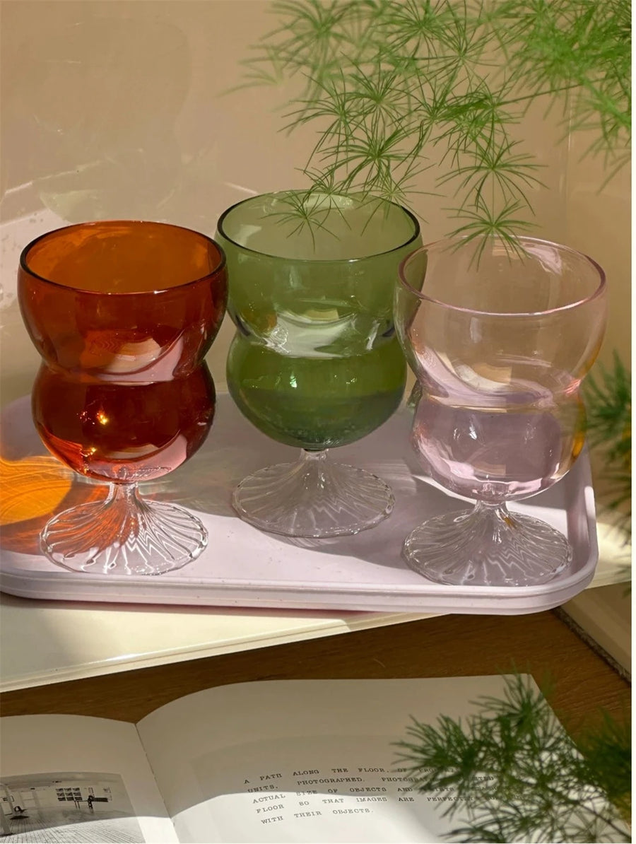 Cute Colored Juice Glass