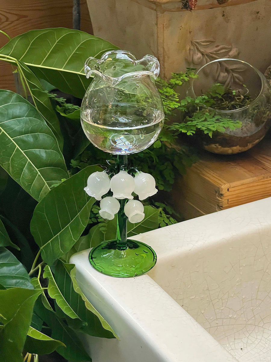 Bell Orchid Wine Glass