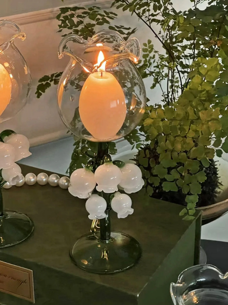 Bell Orchid Wine Glass