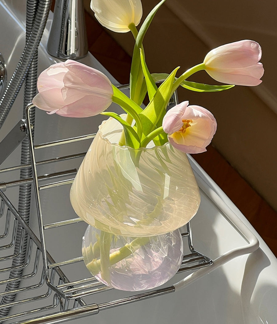 Glass Mushroom Table Vase