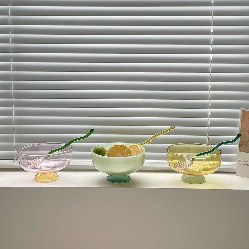Colorful Glass Bowl