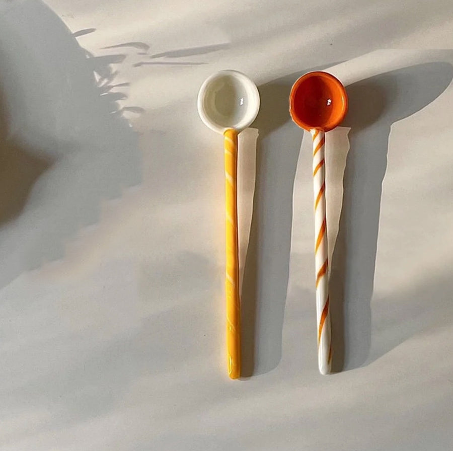 Stained Glass Spiral Coffee Spoon