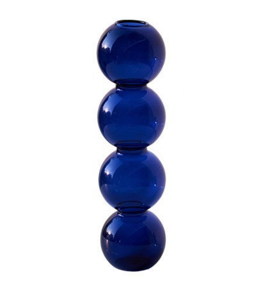 Abstract Bubble Glass Vases