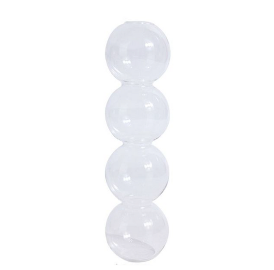 Abstract Bubble Glass Vases