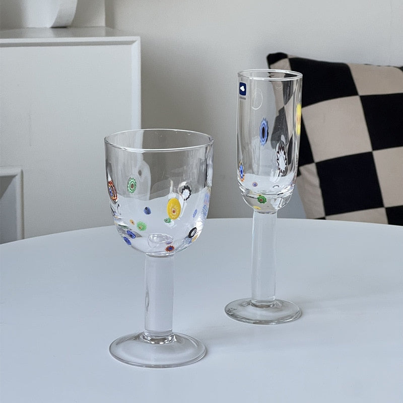 Speckled French Glass