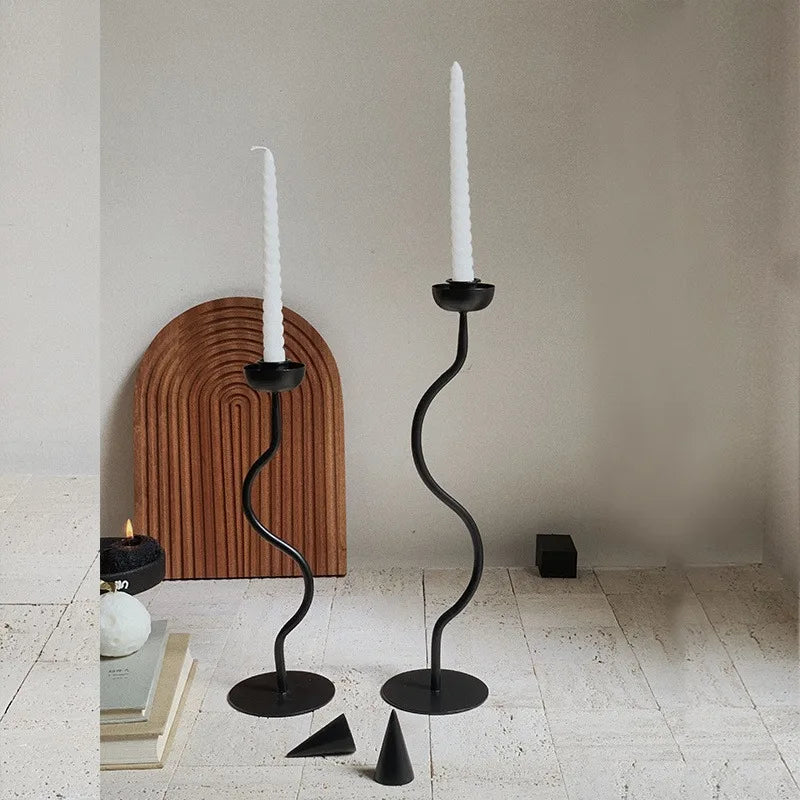 Retro Metal Candle Holder
