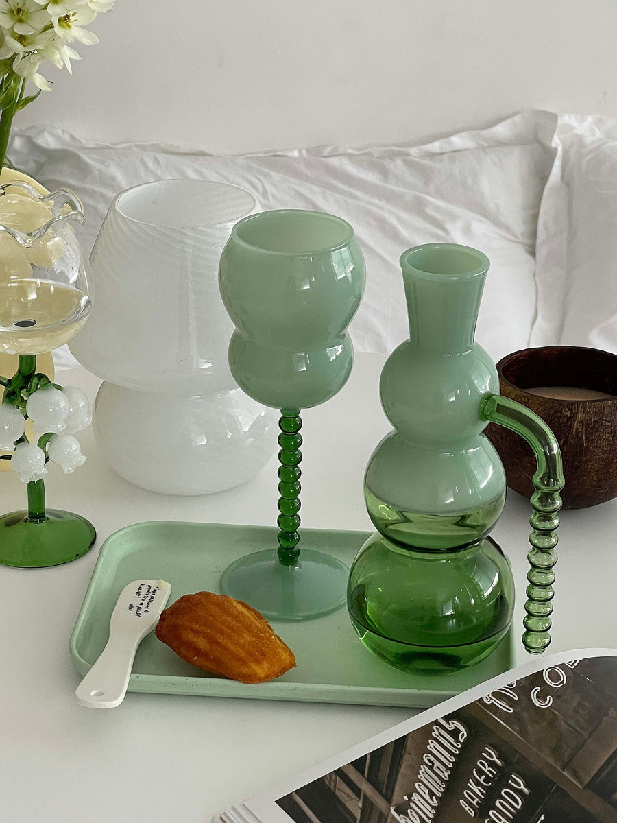 Spiral Decanter / Spiral Wine Glass