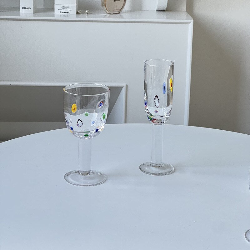 Speckled French Glass