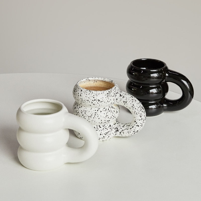 Big Handle Ceramic Mug