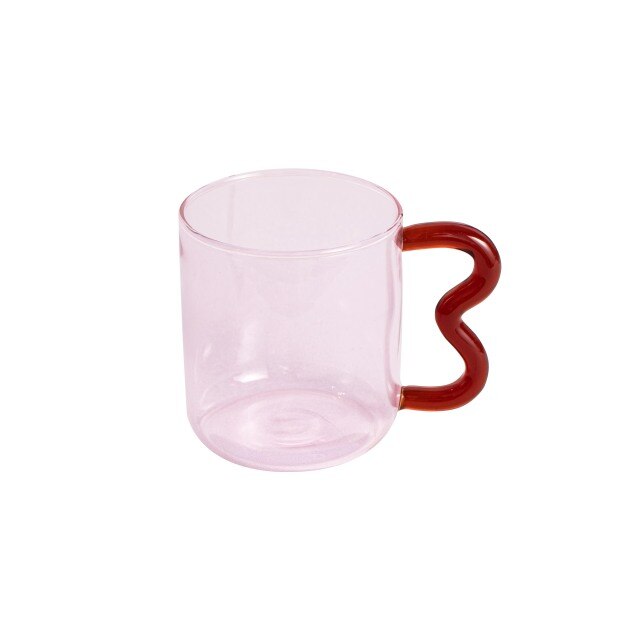 Waved Ear Glass Mug