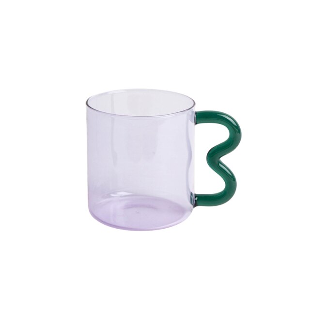 Waved Ear Glass Mug