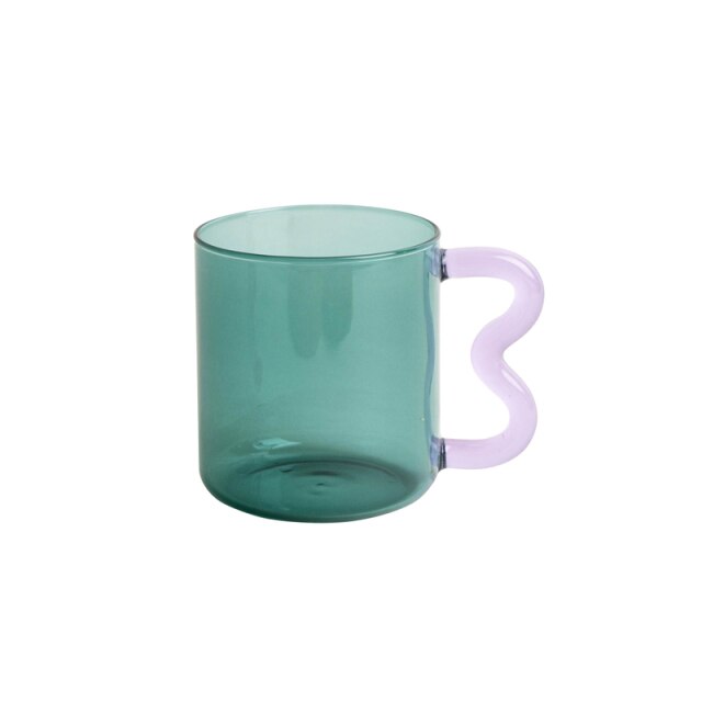 Waved Ear Glass Mug